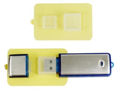 Selbstklebende Haftpads für USB-Sticks 